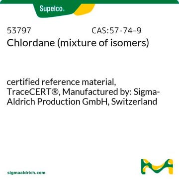 Chlordane (mélange d’isomères) certified reference material, TraceCERT&#174;, Manufactured by: Sigma-Aldrich Production GmbH, Switzerland