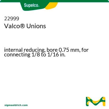 Raccords unions Valco&#174; internal reducing, bore 0.75&#160;mm, for connecting 1/8 to 1/16 in.