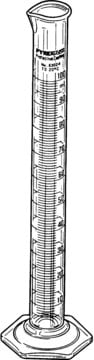 PYREXPLUS&#174; single metric scale graduated cylinders, with protective coating volume 1,000&#160;mL