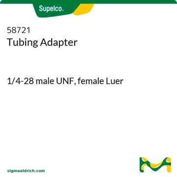 Adaptateur pour tuyau 1/4-28 male UNF, female Luer