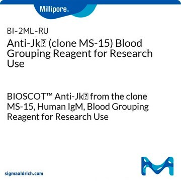 Anti-Jka (clone MS-15) Blood Grouping Reagent for Research Use BIOSCOT&#8482; Anti-Jka from the clone MS-15, Human IgM, Blood Grouping Reagent for Research Use