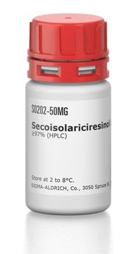 Secoisolariciresinol diglucoside &#8805;97% (HPLC)