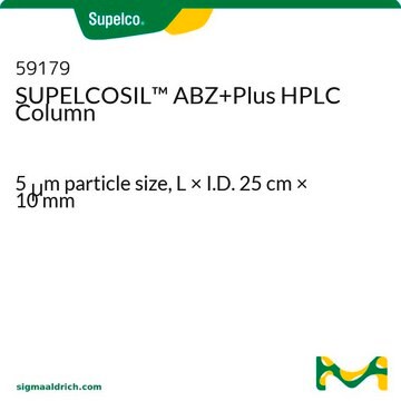 Colonne HPLC SUPELCOSIL&#8482;&nbsp;ABZ+Plus 5&#160;&#956;m particle size, L × I.D. 25&#160;cm × 10&#160;mm