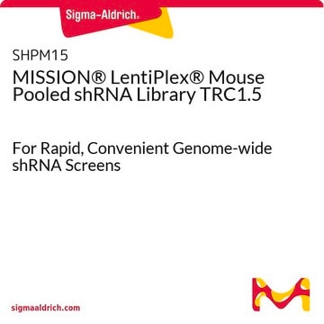 MISSION&#174; LentiPlex&#174; Mouse Pooled shRNA Library TRC1.5 For Rapid, Convenient Genome-wide shRNA Screens