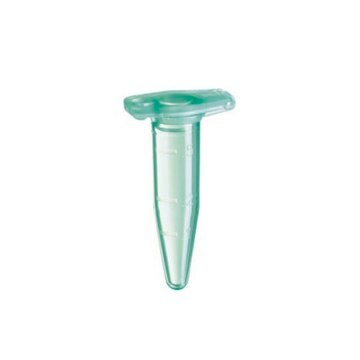 Eppendorf&#174; Safe-Lock micro test tubes capacity 0.5&#160;mL, green, pkg of 500&#160;ea