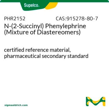 N-(2-Succinyl) Phenylephrine (Mixture of Diastereomers) certified reference material, pharmaceutical secondary standard