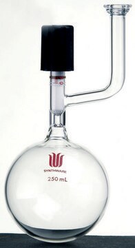 Synthware&#8482; storage flask with #15 o-ring joint and high vacuum valve capacity 1,000&#160;mL