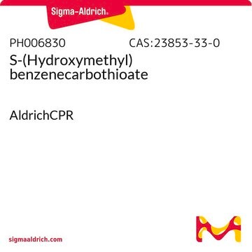 S-(Hydroxymethyl) benzenecarbothioate AldrichCPR