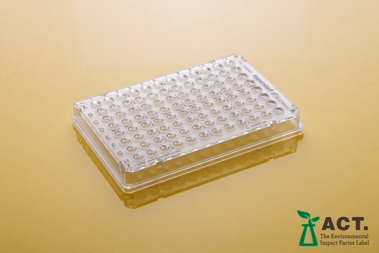 Eppendorf&#174; BioBased twin.tec 96 Well PCR Plate skirt, (with OptiTrack high contrast labelling)