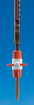 BRAND&#174; Compact BLAUBRAND&#174; Burette class AS, DE-M, brown glass tube, volume 25&#160;mL