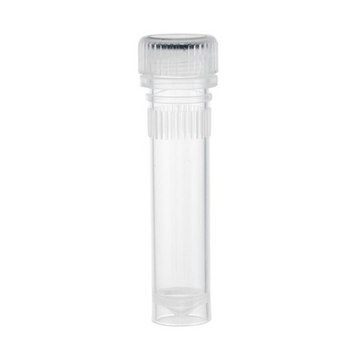 MTC&#8482; Bio ClearSeal&#8482; Screw Cap Microtubes capacity 0.5&#160;mL, sterile, cap, natural, self standing, pack of 1000&#160;ea (20 x bags 50 ea)