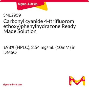 Carbonyl cyanide 4-(trifluoromethoxy)phenylhydrazone Ready Made Solution &#8805;98% (HPLC), 2.54 mg/mL (10mM) in DMSO