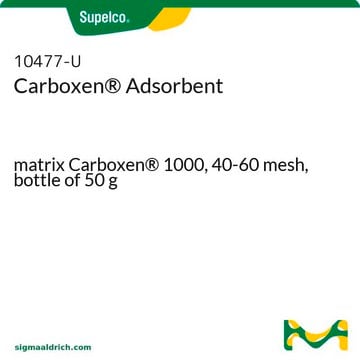 Adsorbant Carboxen&#174; matrix Carboxen&#174; 1000, 40-60&#160;mesh, bottle of 50&#160;g