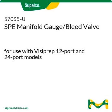 SPE Manifold Gauge/Bleed Valve for use with Visiprep 12-port and 24-port models