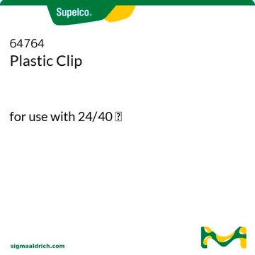 Clip en plastique for use with 24/40 &#57348;