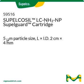 Cartouche Supelguard SUPELCOSIL&#8482; LC-NH2-NP 5&#160;&#956;m particle size, L × I.D. 2&#160;cm × 4&#160;mm