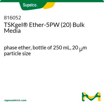 TSKgel&#174; Ether-5PW (20) Bulk Media bottle of 250&#160;mL, phase ether, 20&#160;&#956;m particle size