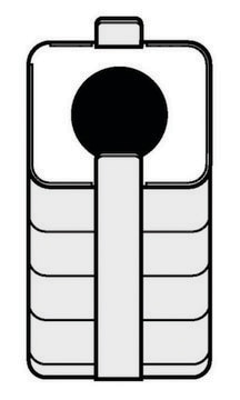 Adapter for Eppendorf&#174; A-4-62 Rotor holds 1 x 80 - 120 mL tubes, for 250 mL rectangular buckets, pack of 2&#160;ea