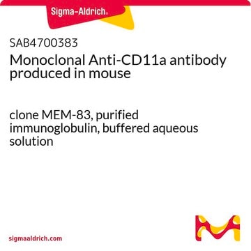 Monoclonal Anti-CD11a antibody produced in mouse clone MEM-83, purified immunoglobulin, buffered aqueous solution