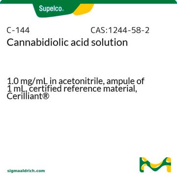 Ácido cannabidiólico solution 1.0&#160;mg/mL in acetonitrile, ampule of 1&#160;mL, certified reference material, Cerilliant&#174;