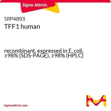 TFF1 human recombinant, expressed in E. coli, &#8805;98% (SDS-PAGE), &#8805;98% (HPLC)