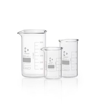 DURAN&#174; Super duty high form beaker with spout glass, capacity (150&#160;mL)