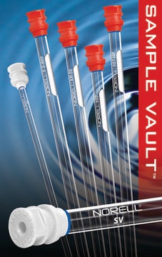 Norell&#174; Sample Vault Series&#8482; NMR tubes standard wall, closed cap, frequency 950 MHz, diam. × L 3&#160;mm × 103.5&#160;mm