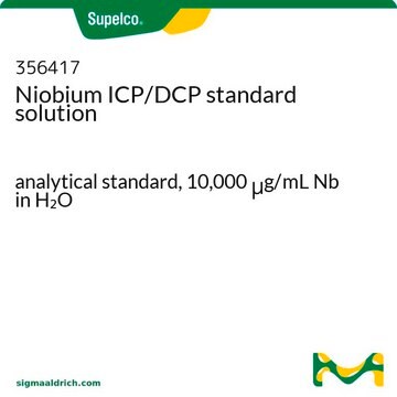 Niobium ICP/DCP standard solution analytical standard, 10,000&#160;&#956;g/mL Nb in H2O