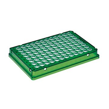 Eppendorf twin.tec&#174; PCR Plates 96 skirted, size 150&#160;&#956;L, green, pkg of 25&#160;ea