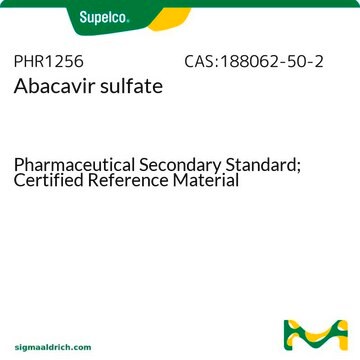 Abacavirsulfat Pharmaceutical Secondary Standard; Certified Reference Material