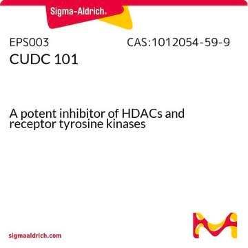 CUDC 101 A potent inhibitor of HDACs and receptor tyrosine kinases