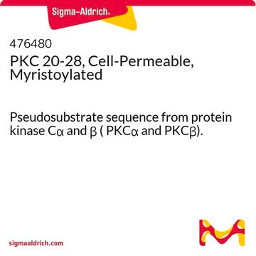 PKC 20-28, Cell-Permeable, Myristoylated Pseudosubstrate sequence from protein kinase C&#945; and &#946; ( PKC&#945; and PKC&#946;).