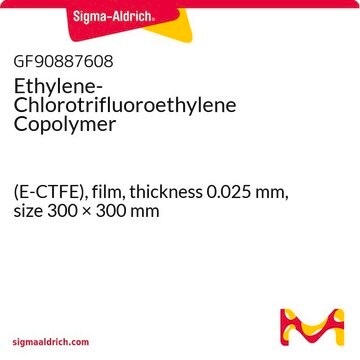 Ethylene-Chlorotrifluoroethylene Copolymer (E-CTFE), film, thickness 0.025&#160;mm, size 300 × 300&#160;mm