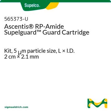 Ascentis&#174; RP-Amide Supelguard Guard Cartridge Kit, 5&#160;&#956;m particle size, L × I.D. 2&#160;cm × 2.1&#160;mm