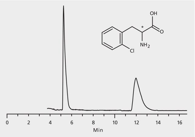 HPLC Analysis of o-Chlorophenylalanine Enantiomers on Astec&#174; CHIROBIOTIC&#174; T application for HPLC