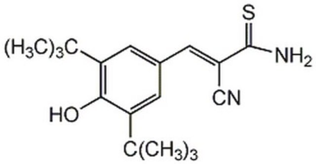 AG 879 - CAS 148741-30-4 - Calbiochem A cell-permeable, reversible, and substrate competitive inhibitor of nerve growth factor (NGF)-dependent p140c-trk tyrosine phosphorylation (EC&#8325;&#8320; = 10 &#181;M) as well as NGF-induced phospholipase C-&#947;1 phosphorylation.