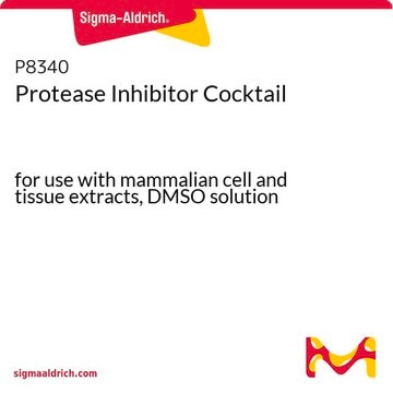 Cóctel de inhibidores de proteasas for use with mammalian cell and tissue extracts, DMSO solution