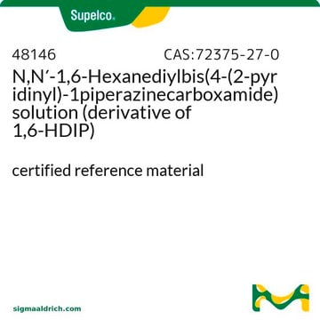 Solution de N,N'-1,6-Hexanediylbis(4-(2-pyridinyl)-1piperazinecarboxamide) (dérivé de 1,6-HDIP) certified reference material