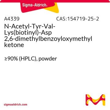 N-Acetyl-Tyr-Val-Lys(biotinyl)-Asp 2,6-dimethylbenzoyloxymethyl ketone &#8805;90% (HPLC), powder