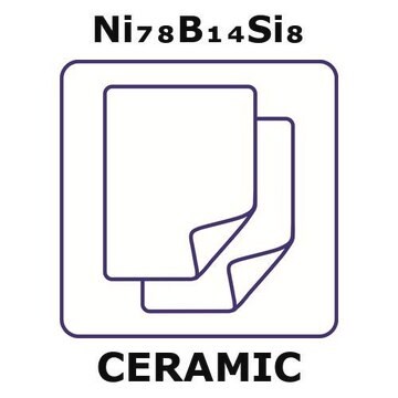 Nickel/Boron/Silicon foil, Ni78%/B 14%/Si 8, thickness 0.04&#160;mm, length 10 m, coil width 25&#160;mm