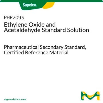 Ethylene Oxide and Acetaldehyde Standard Solution Pharmaceutical Secondary Standard, Certified Reference Material