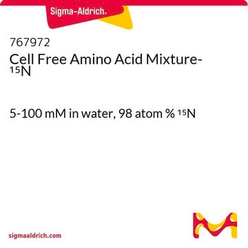 Cell Free Amino Acid Mixture-15N 5-100&#160;mM in water, 98 atom % 15N