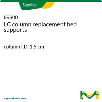 LC column replacement Bed Supports column I.D. 1.5&#160;cm