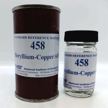 Beryllium-copper alloy (17510), NIST&#174; SRM&#174; 458