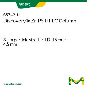 Discovery&#174; Zr-PS HPLC Column 3&#160;&#956;m particle size, L × I.D. 15&#160;cm × 4.6&#160;mm