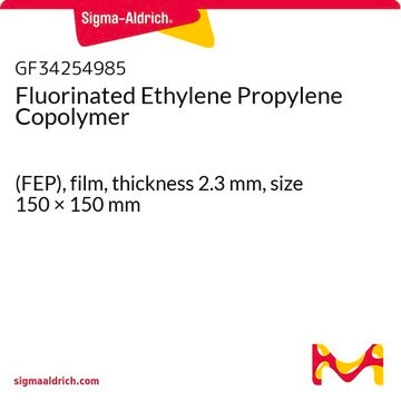 Fluorinated Ethylene Propylene Copolymer (FEP), film, thickness 2.3&#160;mm, size 150 × 150&#160;mm