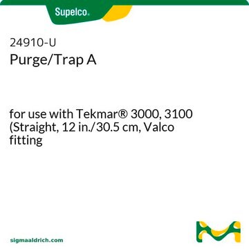 Purge/Trap A for use with Tekmar&#174; 3000, 3100 (Straight, 12 in./30.5 cm, Valco fitting