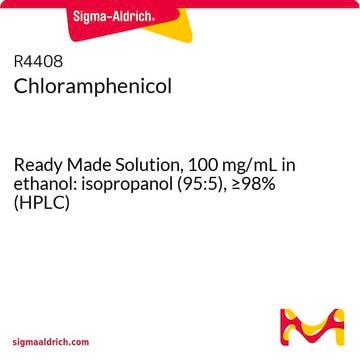 クロラムフェニコール Ready Made Solution, 100&#160;mg/mL in ethanol: isopropanol (95:5), &#8805;98% (HPLC)