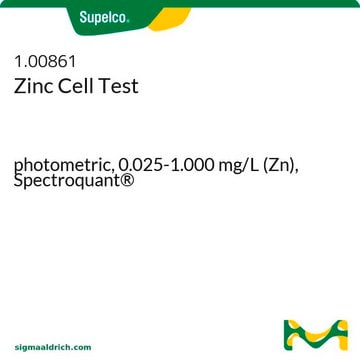 Zinc Cell Test photometric, 0.025-1.000&#160;mg/L (Zn), Spectroquant&#174;