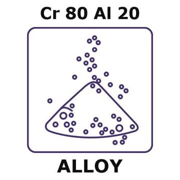 Chromium/Aluminum powder, 300 max. part. size (micron), Cr80%/Al20%, weight 20&#160;g